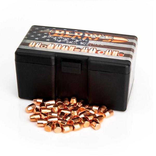 Berry's MFG Berry's Superior Plated 9mm (.356) Caliber FP Pistol Bullets