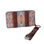 Montana West Wrangler Southwestern Zip Wallet - Thumbnail 2 of 2