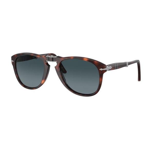Men's Persol 714 Polarized Sunglasses Havana/Polar Blue Gradient