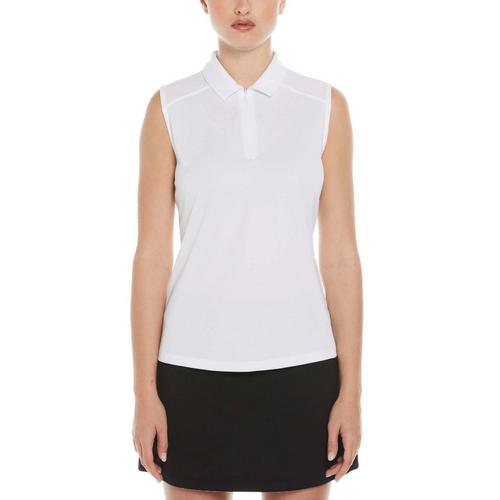 Women's PGA Tour Airflux Zip Sleeveless Polo - Primary Image