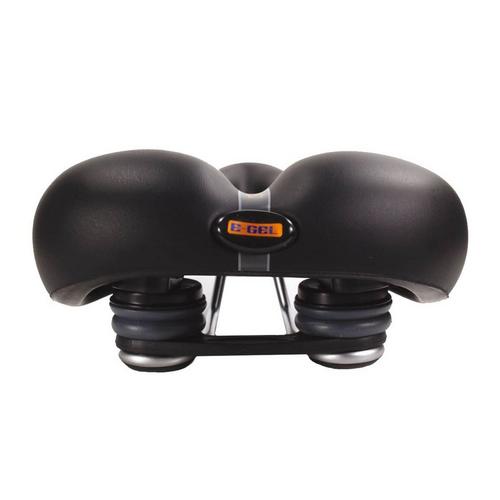 Adult Serfas EG-8000 E-Gel Cruiser Elastomer Rear Suspension Bike Saddle - Primary Image