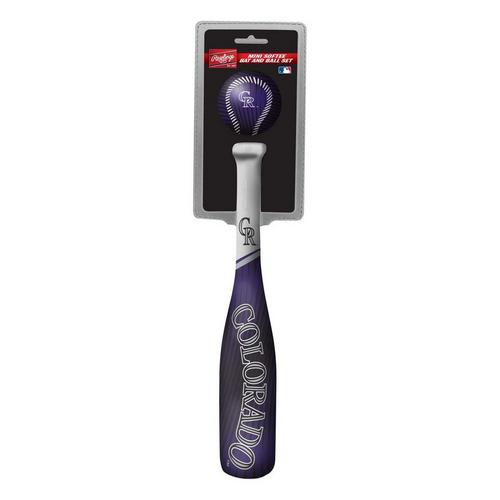 Rawlings Colorado Rockies Mini Bat & Ball Set - Primary Image
