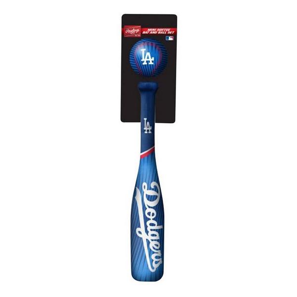 Rawlings Los Angeles Dodgers Mini Slugger Bat & Ball Set