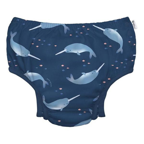 Green Sprouts Ecosnap Swim Diaper Baby 12 mo. Navy