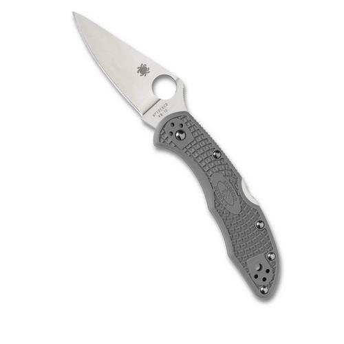 Spyderco C11FPGY Delica 4 Lightweight Flat Ground Folding Pocket Knife - Primary Image
