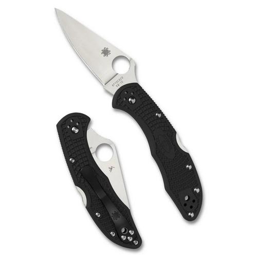 Spyderco C11FP Delica 4 Lightweight Flat Ground Folding Pocket Knife - Primary Image