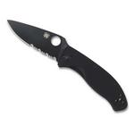 Spyderco Tenacious Lightweight Black Blade Pocket Knife - Thumbnail 1 of 3