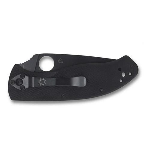 Spyderco Tenacious Lightweight Black Blade Pocket Knife - Primary Image