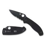 Spyderco Tenacious Lightweight Black Blade Pocket Knife - Thumbnail 3 of 3
