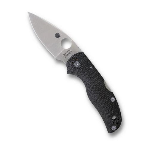 Spyderco C41CFFP5 Native 5 Fluted Carbon Fiber Folding Pocket Knife - Primary Image