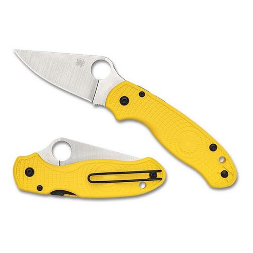 Spyderco C223PYL Para 3 Salt Lightweight Folding Pocket Knife - Primary Image