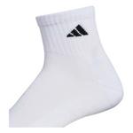 Men's adidas Cushioned 6 Pack Quarter Running Socks - Thumbnail 2 of 4