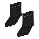 adidas Cushioned 6 Pack Crew Socks - Thumbnail 2 of 2