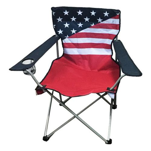 World Famous Sports Stars and Stripes Folding Chair - Primary Image