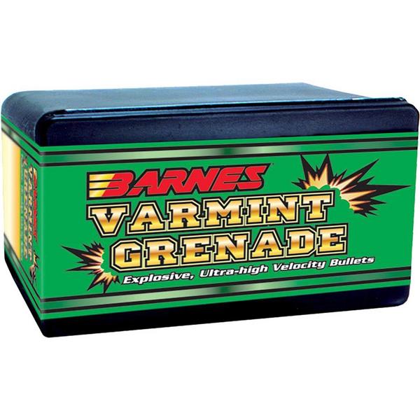 BARNES BULLETS Barnes Varmint Grenade Lead Free 24 Caliber Rifle Bullets