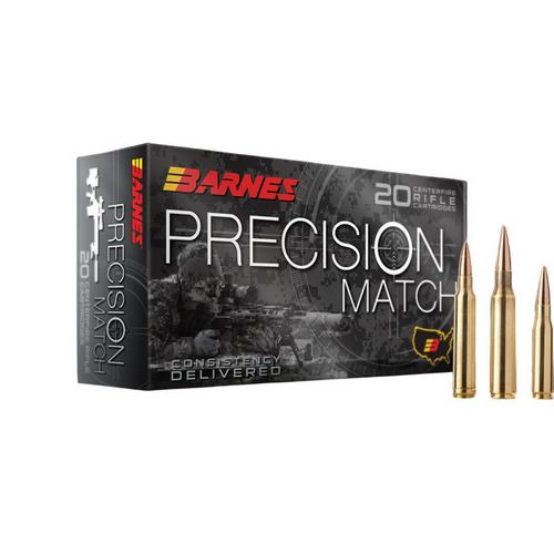 Barnes Precision Match OTM 223 Remington Rifle Ammunition 20 Round Box - Primary Image