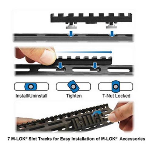 UTG Pro M-Lok AR15 Super Slim Free Float Handguard - Primary Image