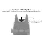 UTG ACCU Sync Spring Loaded AR15 Flip up Front Sight - Thumbnail 5 of 6
