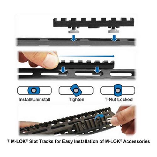 UTG Pro M-Lok AR15 Super Slim Free Float Handguard - Primary Image