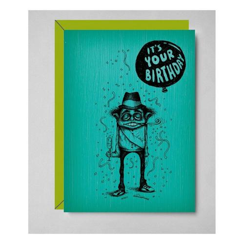 Bald Guy Greetings Nice Work! (OG) Birthday Card - Primary Image