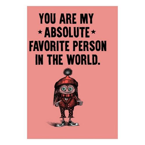 Bald Guy Greetings Absolute Favorite (OG) Birthday Card - Primary Image