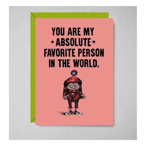 Bald Guy Greetings Absolute Favorite (OG) Birthday Card - Primary Image