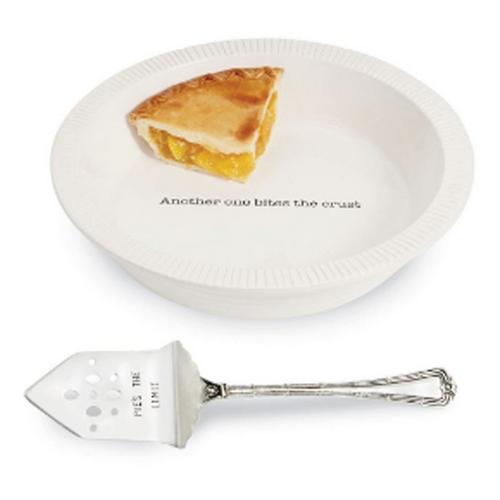 Mud Pie Pie Plate and Server Set - Primary Image