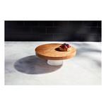 Mud Pie Wood Reverse Pedestal Chip Dip - Thumbnail 2 of 4