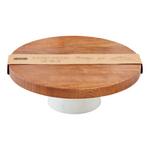 Mud Pie Wood Reverse Pedestal Chip Dip - Thumbnail 4 of 4