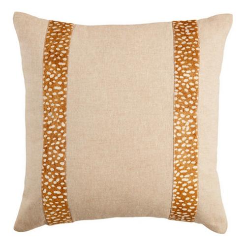Mud Pie Square Neutral Mohair Pillow - Primary Image
