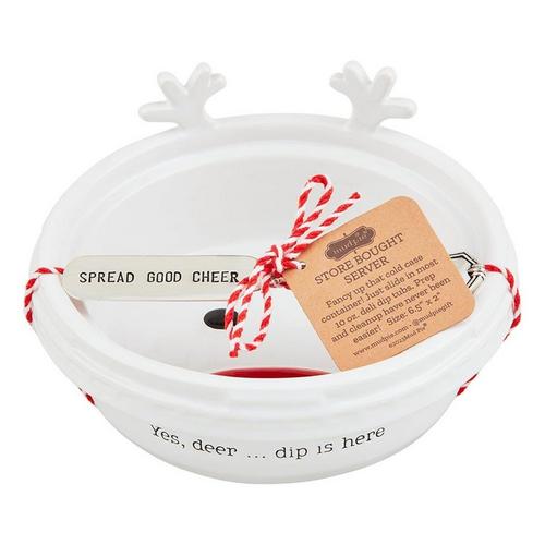 Mud Pie Deer Store Bought Container Dish - Primary Image