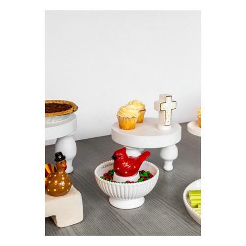 Mud Pie Cardinal Light-Up Sitter - Primary Image