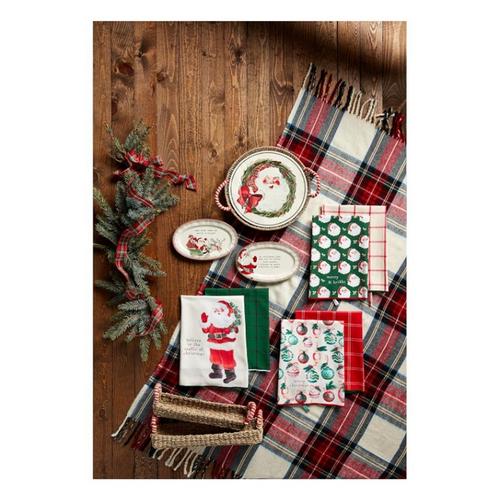 Mud Pie Christmas Time Sentiment Plate - Primary Image