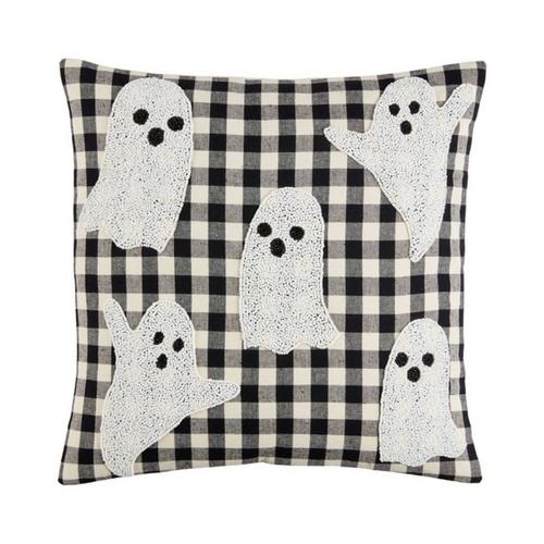 Mud Pie Ghost Beaded Pillow - Primary Image