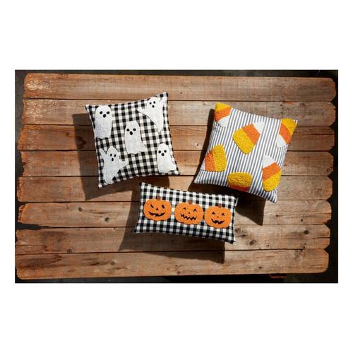 Mud Pie Ghost Beaded Pillow - Primary Image