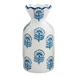 Mud Pie Blue Floral Print Bud Vase - Thumbnail 2 of 3