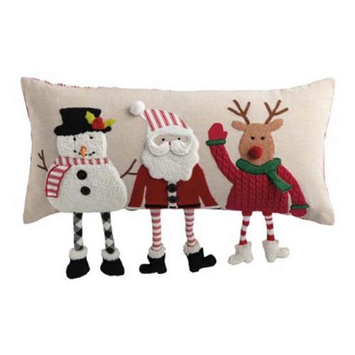 Mud Pie Christmas Dangle Leg Pillow - Primary Image