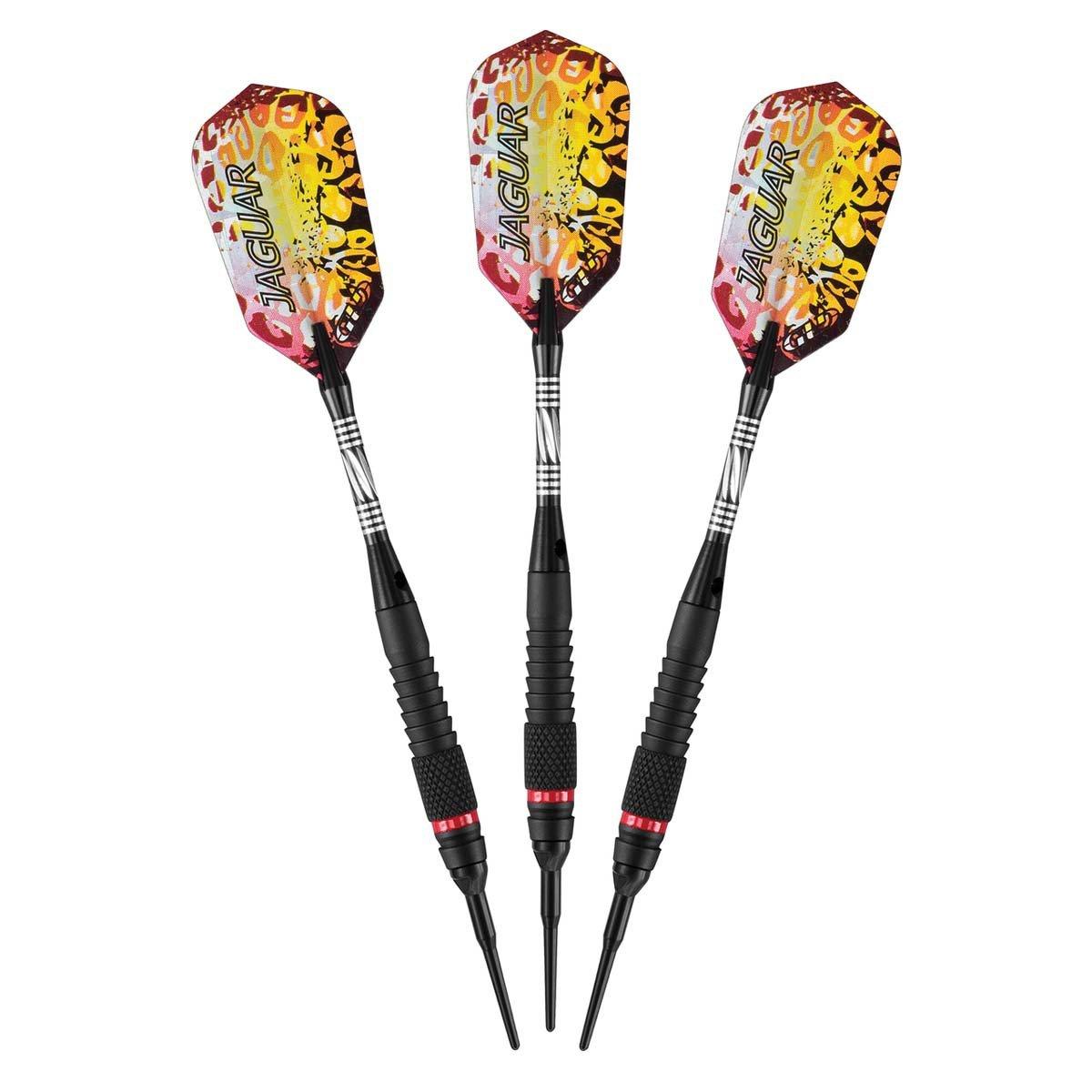 Viper Jaguar Tungsten Soft Tip Darts, Black Stripe