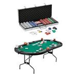 Fat Cat Texas Hold'em Table & Poker Chip Set - Thumbnail 1 of 3