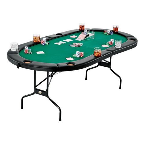 Fat Cat Texas Hold'em Table & Poker Chip Set - Primary Image