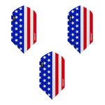 Viper Dimplex Dart Flights Slim American Flag Metallic Vertical - Thumbnail 1 of 3