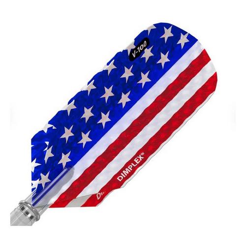 Viper Dimplex Dart Flights Slim American Flag Metallic Vertical - Primary Image