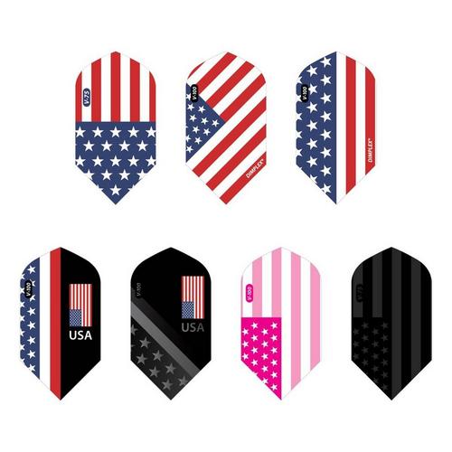 Viper Patriot Pack Dart Flights Assorted Weight Variety Pack Slim American Flag - Primary Image
