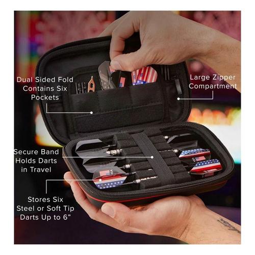 Casemaster Sentinel Dart Case American Flag Art Series - Primary Image