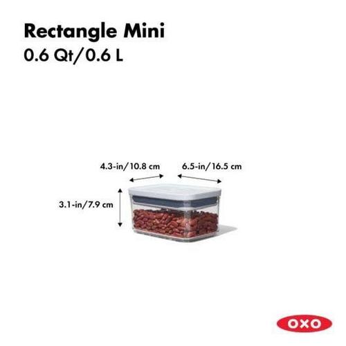 OXO POP Container - Rectangle Mini (0.6 Qt.) - Primary Image