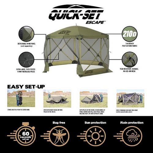 Quick-Set Escape Screen Shelter - Primary Image