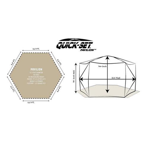 Quick-Set Pavilion Screen Shelter - Primary Image