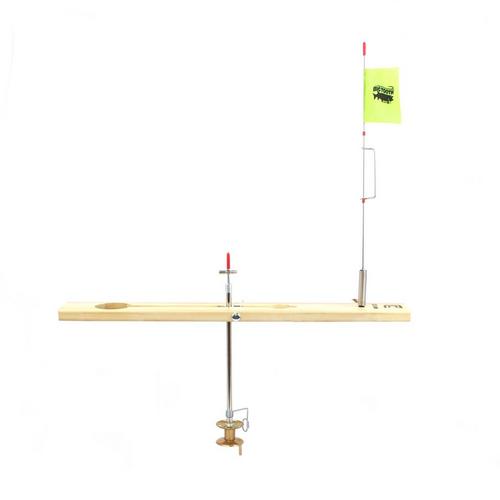 Clam Lunker Deluxe Wood Tip Up - Primary Image