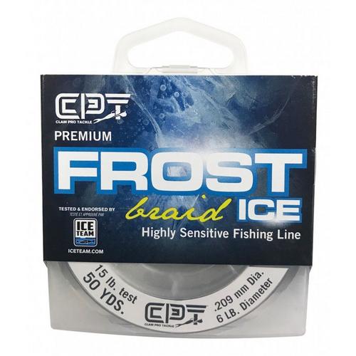 Clam Frost 50 Yd Ice Fishing Line - Primary Image
