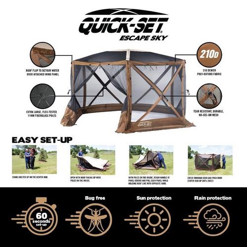 Quick-Set Escape Sky Screen Shelter - Primary Image